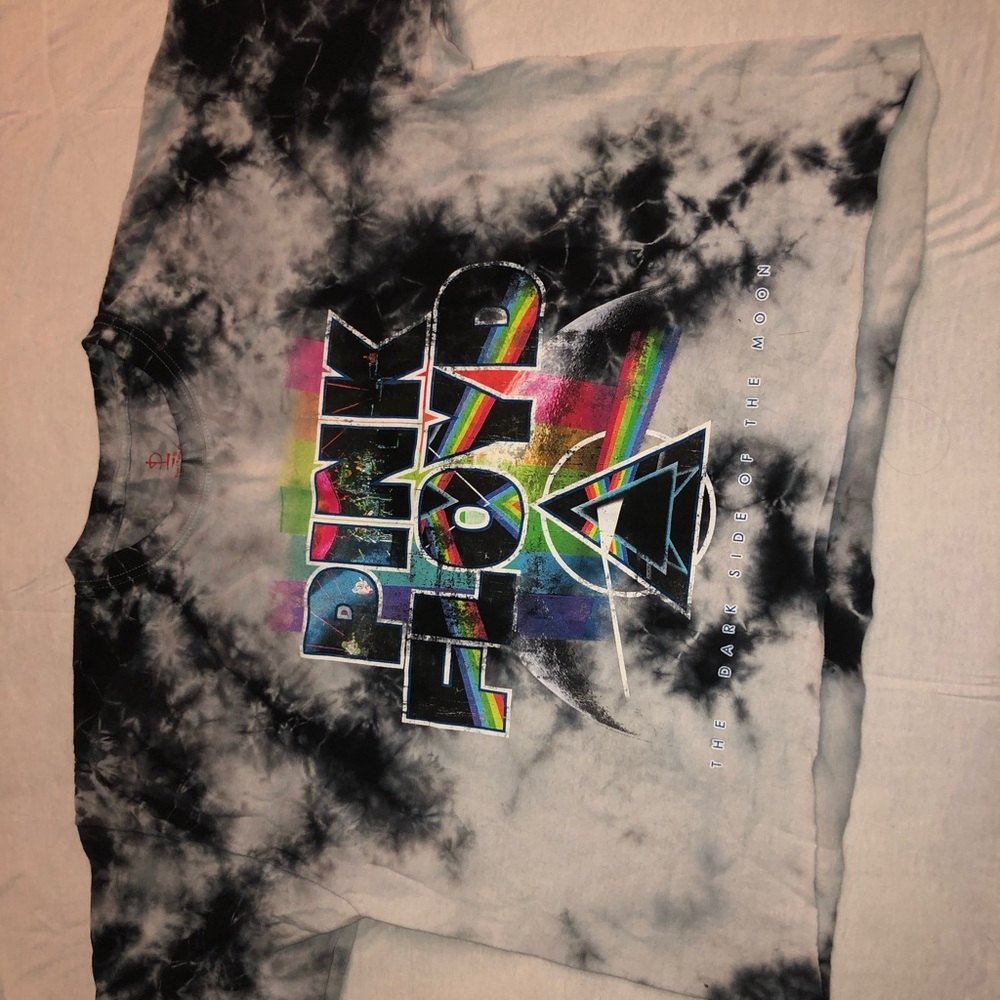 Pink Floyd Tie-Dye crop top